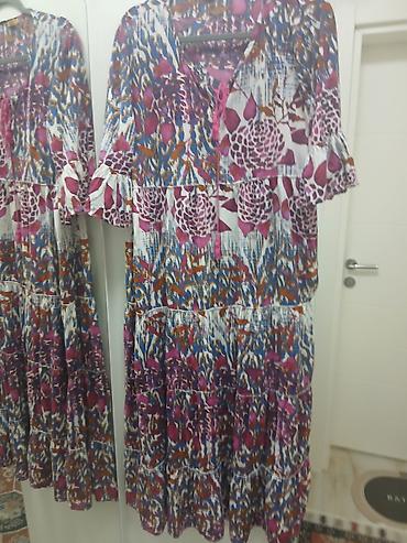 pull and bear rs: Haljina od prave viskoze maksi duzine br xl — 1