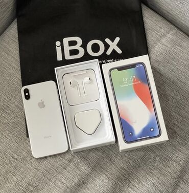 iphone 6 ucuz: IPhone X, 64 GB, Ağ, Zəmanət, Face ID, Sənədlərlə