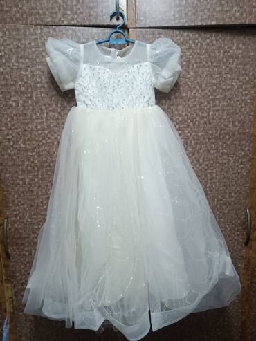 Платья: Детское платье, цвет - Белый — 15