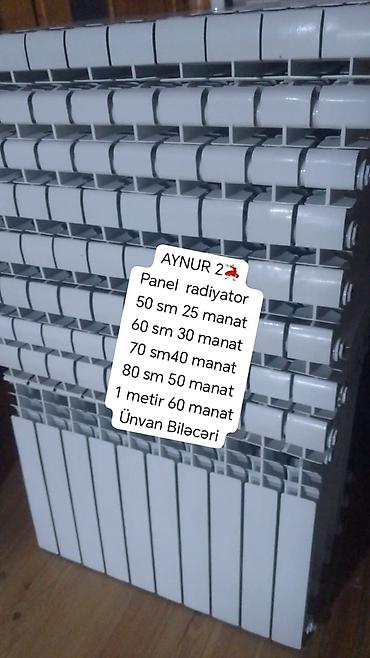 AYNUR 2💃 Panel radiyator 50 sm 25 manat 60 sm 30 manat 70 sm40 manat