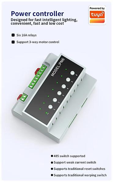 Другие товары для дома: 🌐 6 Kanal 16A WiFi Rele PN6 🌐 6 Канальное WiFi Реле 16А PN6 RSH Tuya — 1