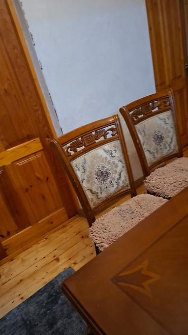 aile: Klassik üslubda yemək otağı dəsti - Tərkib: düzbucaqlı masa + 6 stul — 5