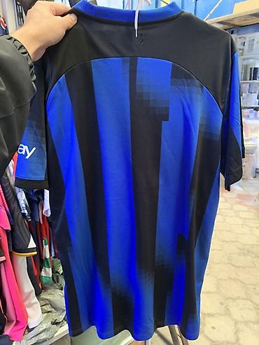 американский форма: Футбольная майка в стиле домашнего комплекта Inter с вертикальными — 2