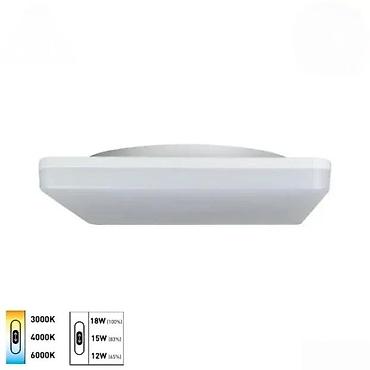 Rasveta: LED plafonska/zidna svetiljka e2 elektro – white² Q - Snaga: 24 W - — 3