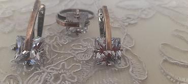 Серебряные наборы украшений: Набор украшений, Проба 925, Женские, Б/у — 10