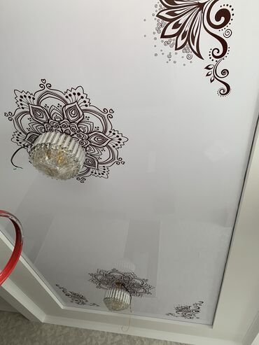 Натяжной потолок: Натяжной потолок Глянцевое, Матовое, 3D потолки Гарантия, Бесплатная консультация, Бесплатный замер — 10