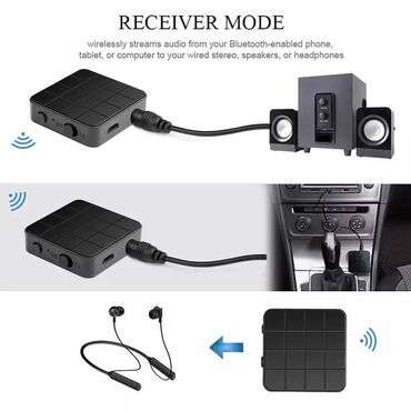 муз колонки: Блютуз Bluetooth адаптер аудио со встроенным аккумулятором. Для