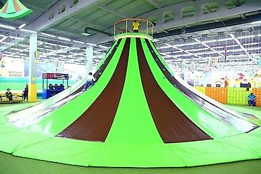 Другое для спорта и отдыха: Батуты перматрон пружины вулкан ПВХ тент сетка радужная сетка тюбинги — 13