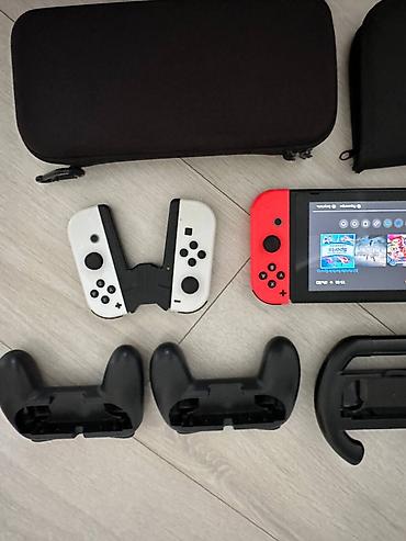 Nintendo Switch: Nintendo Switch (ПРОШИТАЯ) 32+256 с расширенным комплектом — 4
