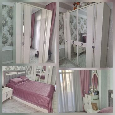 dam örtü: *1200₼ YATAQ mebeli :-TƏCİLİ SATILIR*‼️ Bazalıdır 2dolabı var matras