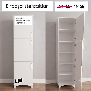 Digər dolablar: Bir qapılı dolablar təmiz laminatla 📌 Qiymət : 110₼ Təhvil qısa — 2