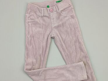 spodnie rurki: Material trousers, Benetton, 7 years, 122, condition - Good
