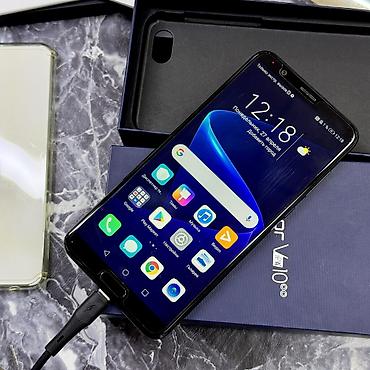 Honor: Honor View 10, Б/у, 128 ГБ, цвет - Черный, 2 SIM — 2