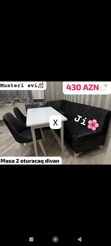 taxta doseme: Mətbəx/qonaq otağı dəsti: - 1 ədəd ağ, düzbucaqlı masa – klassik — 1