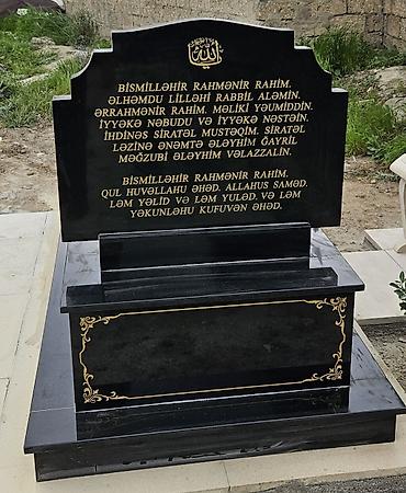 suni ot ortuyu: Qebir daşlarının hazır.lanması çatdırma quraşdırma daxildi — 6