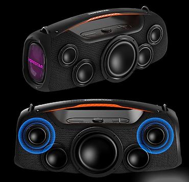 Динамики и колонки: Колонка с микрофоном Hopestar A60 Портативная акустическая стерео — 5