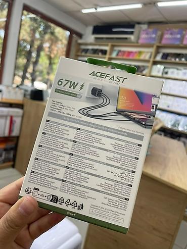 power case: Зарядное устройство Acefast GaN с тремя портами, включая один USB-A и — 3