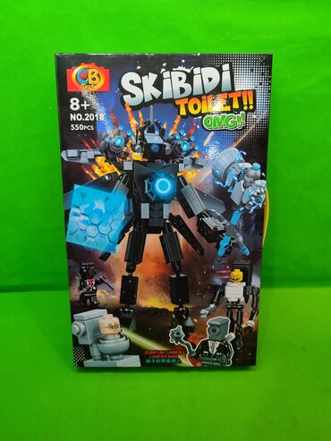 Игрушки: Конструктор Скибиди Туалет для детского развития🔥 Комплектация — 7