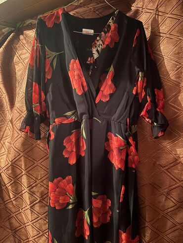 Gündəlik donlar: Qadın paltarları dəsti 1) FIMKA markalı çiçək naxışlı şifon/til — 7