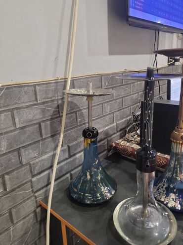 Qəlyan, vayp və aksesuarları: 2si birlikde 160manat biri alfadi biride alfe shisha iksde normal