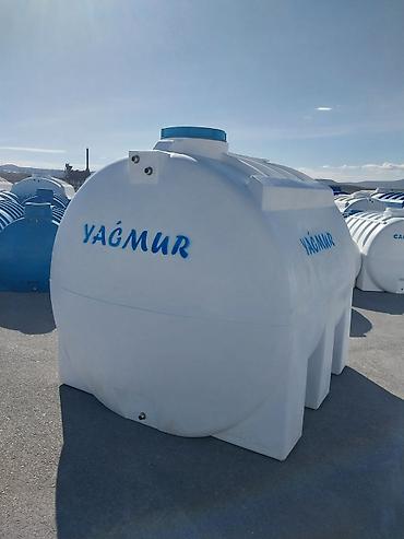 oksigen balonu icarə: Yağmur brendi 5000 Lt üfüqi polietilen su çəni - Material: Qida — 2