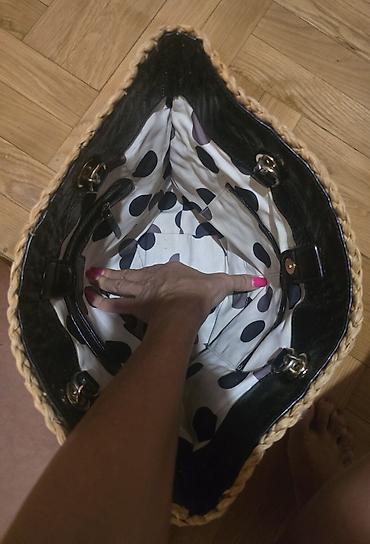 mona obrenovac: Kate Spade New York pletena torba sa kožnim i lančastim ručkama — 4