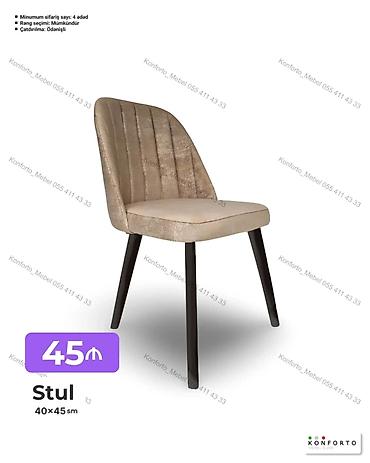 Stul – 40×45 sm - Yumşaq, rahat oturacaq və bel hissəsi ilə erqonomik lalafo.az -da Stul – 40×45 sm - Yumşaq, rahat oturacaq və bel hissəsi ilə erqonomik