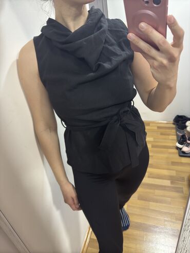 katrin bluze i košulje: Zara, M (EU 38), Polyester, color - Black