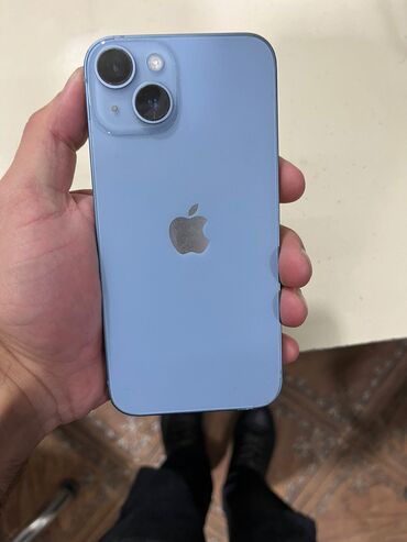 Apple iPhone: IPhone 14, 128 GB, Mavi, Barmaq izi, Face ID