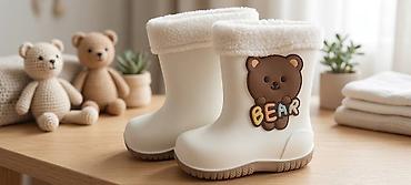 зимняя детская обувь куома: Детские утеплённые сапожки с мишкой BEAR Размер 150 это какой — 1