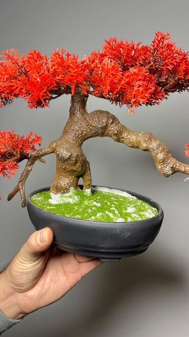 Süni güllər: Süni bonsai ağacı – dekorativ içməkan yaşıllaşdırma üçün - Realistik — 21