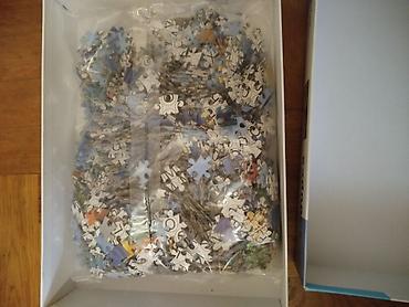 İdman və istirahət: Başlıq: 1500 hissəli panorama puzzle – Aralıq dənizi liman mənzərəsi — 2