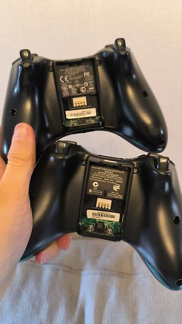 Xbox 360: Оригинальные джойстики для XBOX 360. Цена за два сразу. ПОЛНОСТЬЮ — 3
