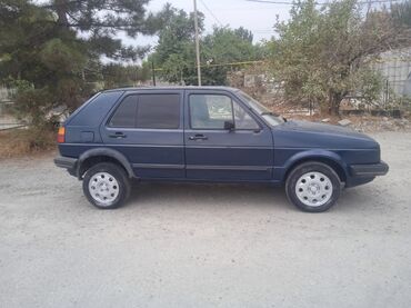хромированные колпаки: Volkswagen Golf II, 5‑дверный хэтчбек, темно‑синий цвет. Кузов и