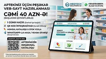 uze hicama: ​💊 Apteklər və Farmasevtik Şəbəkələr üçün Korporativ Veb-Sayt — 1