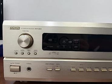 Səs gücləndiriciləri: Denon AVR-2803 AV resiver - 7.1 kanal Surround səs - Kanal başına 150 — 11