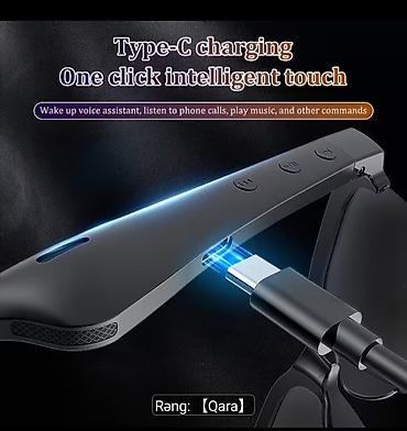 Audio: Yeni Simsiz (Bluetooth) Qulaqcıqlar, rəng - Qara — 10