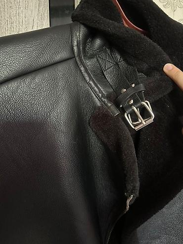 Кожаные куртки: Кожаная куртка, Классическая модель, Экокожа, С утеплителем, Стандарт — 5