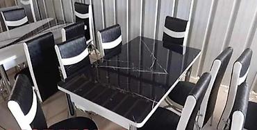 Setovi stolova i stolica: 02. Komplet sto i 6 stolica nova cena 230e — 9