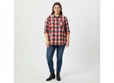 koszula flanelowa zalando: Сорочка жіноча, розмір XL