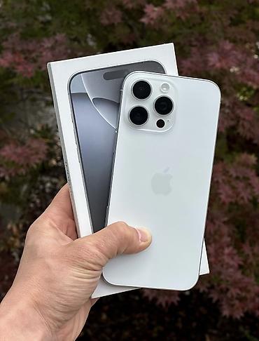 IPhone 16 Pro Max, Новый, 256 ГБ, White Titanium, Защитное стекло, 92 %