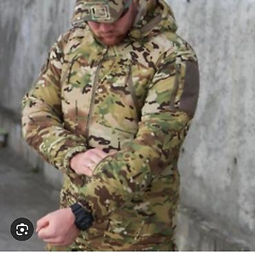 Куртки: Тактическая утеплённая куртка с капюшоном в камуфляже (Multicam) - — 5