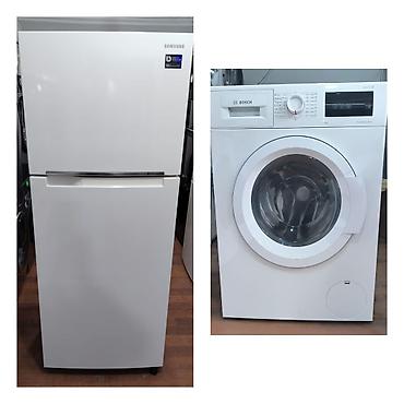 samsung 54: İşlənmiş 2 qapılı Samsung Soyuducu Satılır, rəng - Ağ, Təkərli — 1