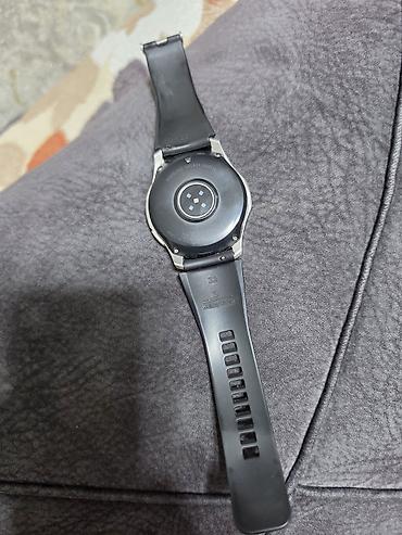 Smart saatlar: Samsung Galaxy Watch (paslanmayan polad gövdə, qara silikon kəmər) - — 3