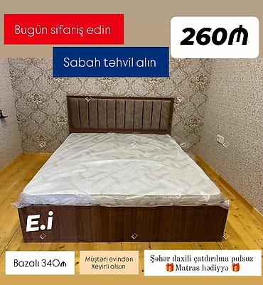 Çarpayılar: Yeni, İkinəfərlik çarpayı, Matras ilə — 2