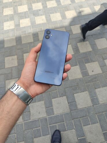 Samsung: Samsung Galaxy A05, 64 GB, rəng - Göy, Düyməli, Barmaq izi, Face ID