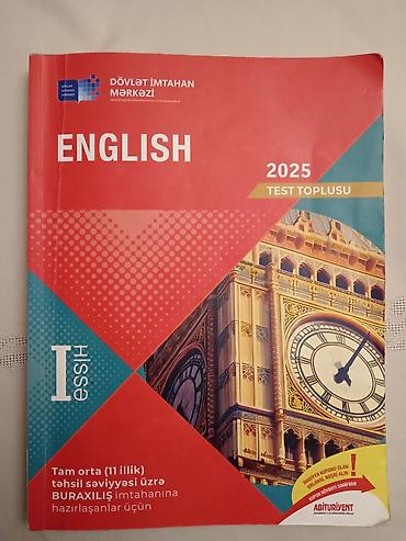 Testlər: English TOPLU 1 HİSSƏ. Salam kitab yenidir çox az sadə qələm ilə yazı — 1
