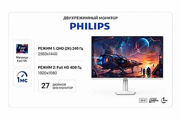 Монитор, Philips, Новый, LED, 26" - 27"