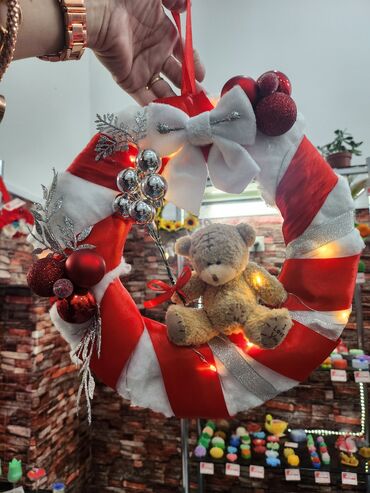 Praznična dekoracija: Venac, bоја - Šareno, Novo — 5