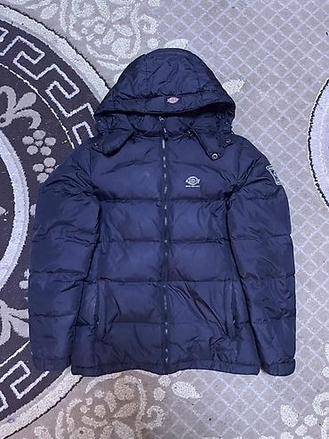 плащовка: Пуховик Dickies, тёмно-синий - Классический стёганый пуховик с — 1